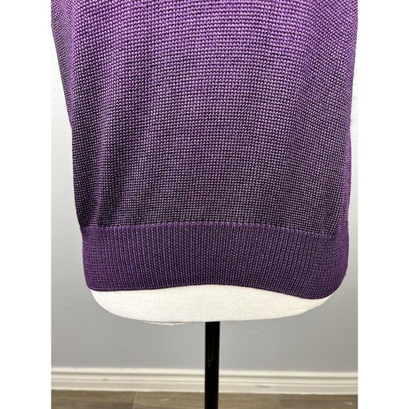 Vintage Fia Italia Hand Loomed Sleeveless Sweater Shell Tank Top -Size Large - Picture 5 of 8